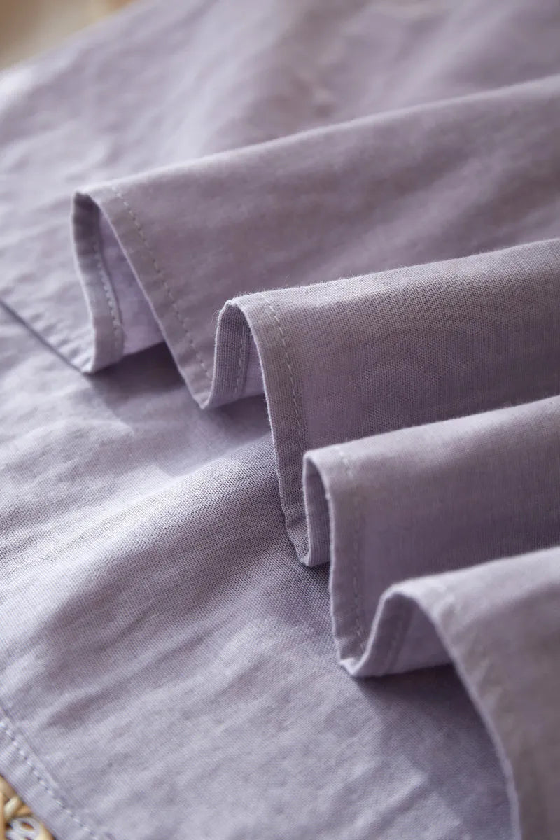 Close-up of Elastic Waistband on White and Brown Floral Pajama Pants - RoomDen