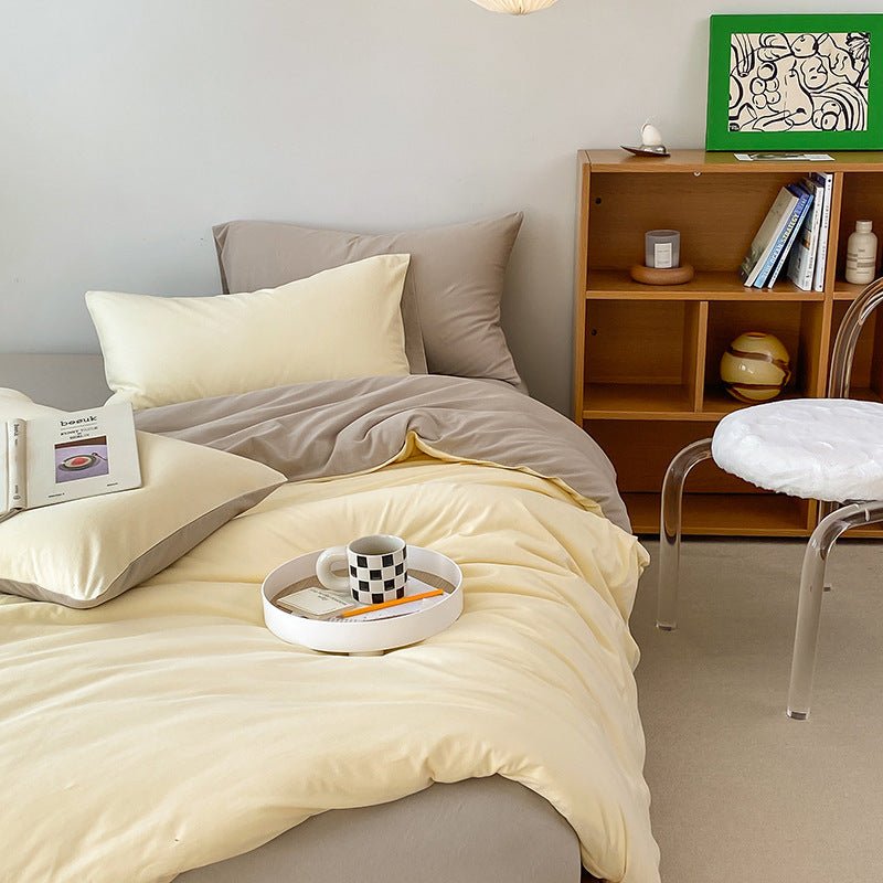Sorrel Earthy Jersey Knit Bedding Set - Warm Ivory
