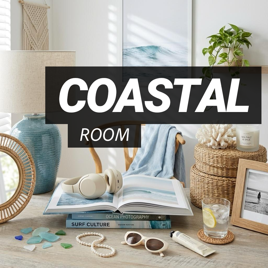 Coastal Aesthetic Room Decor