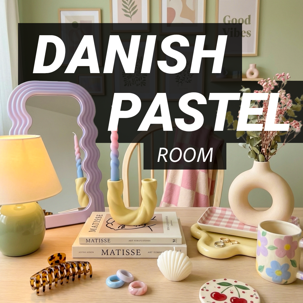 Danish Pastel Aesthetic Room Decor