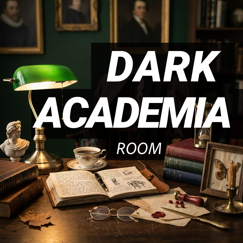 Dark Academia Aesthetic Room Decor