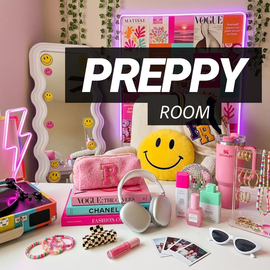 Preppy Aesthetic Room Decor