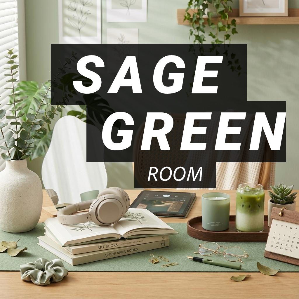 Sage Green Aesthetic Room Decor