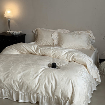 Belmore Floral Jacquard Cotton Bedding Set