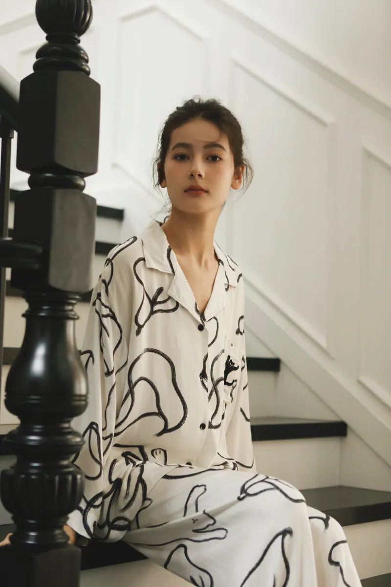 Close Up of Soft Cotton Sateen Texture and Button Detail