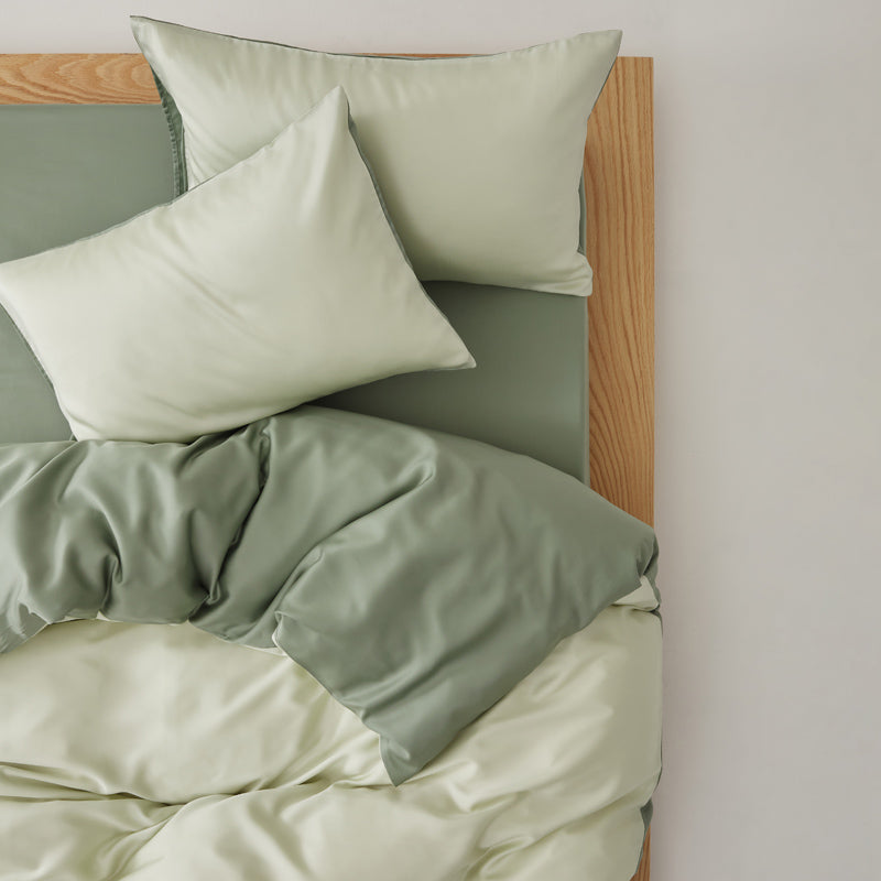 Solace Silky Cooling Tencel Bedding Set - Sage Meadow