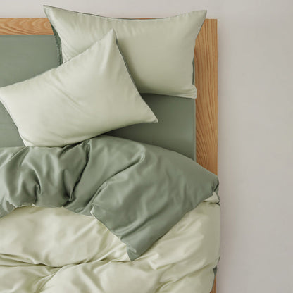 Solace Silky Cooling Tencel Bedding Set - Sage Meadow