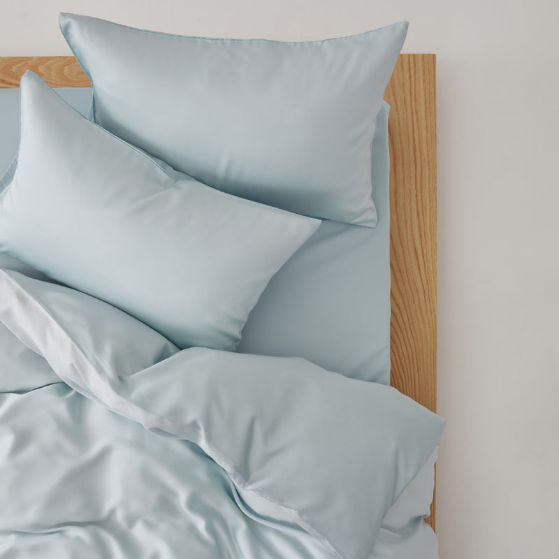 Solace Silky Cooling Tencel Bedding Set - Crystal Blue