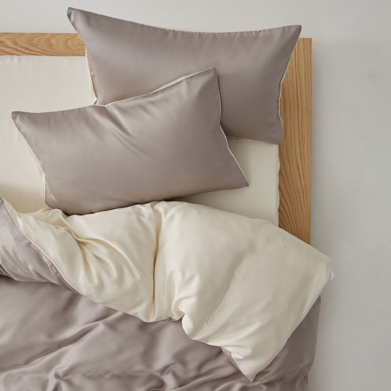 Solace Silky Cooling Tencel Bedding Set - Warm Latte