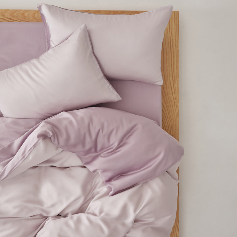 Solace Silky Cooling Tencel Bedding Set - Dusty Lilac