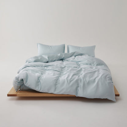 Solace Silky Cooling Tencel Bedding Set - Crystal Blue