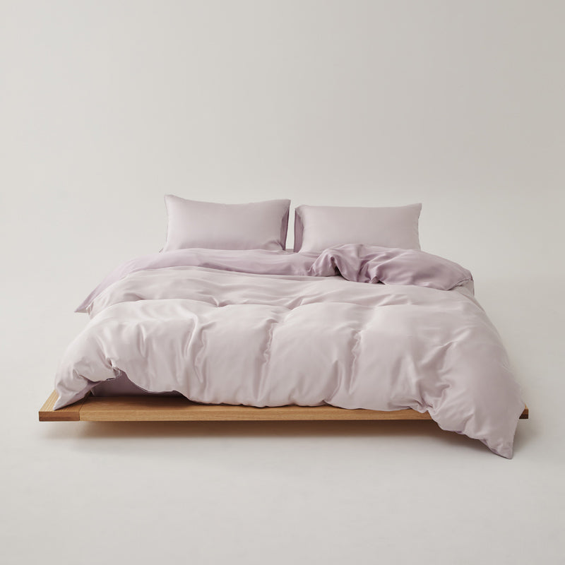 Solace Silky Cooling Tencel Bedding Set - Dusty Lilac