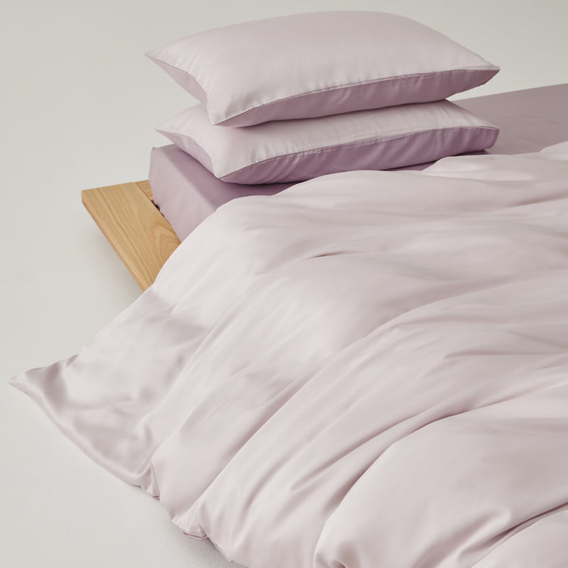 Solace Silky Cooling Tencel Bedding Set - Dusty Lilac