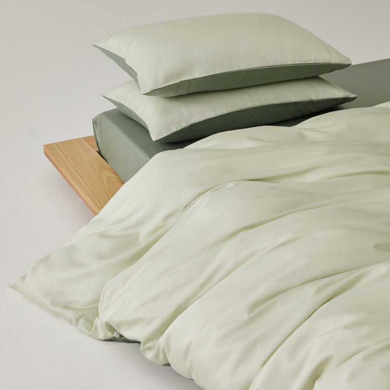 Solace Silky Cooling Tencel Bedding Set - Sage Meadow