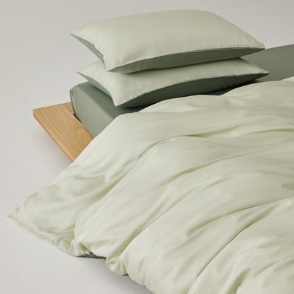 Solace Silky Cooling Tencel Bedding Set - Sage Meadow