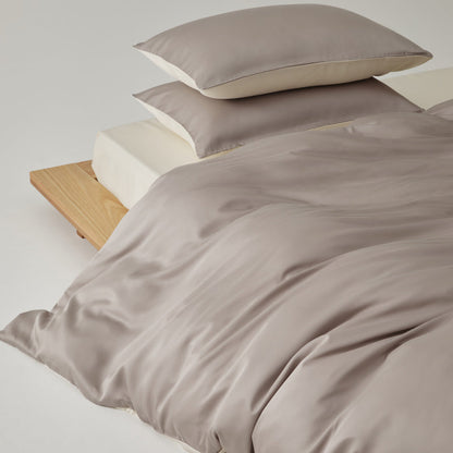 Solace Silky Cooling Tencel Bedding Set - Warm Latte