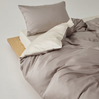 Solace Silky Cooling Tencel Bedding Set - Warm Latte