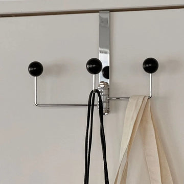 Smooth Ball Tip Metal Over-the-Door Hook