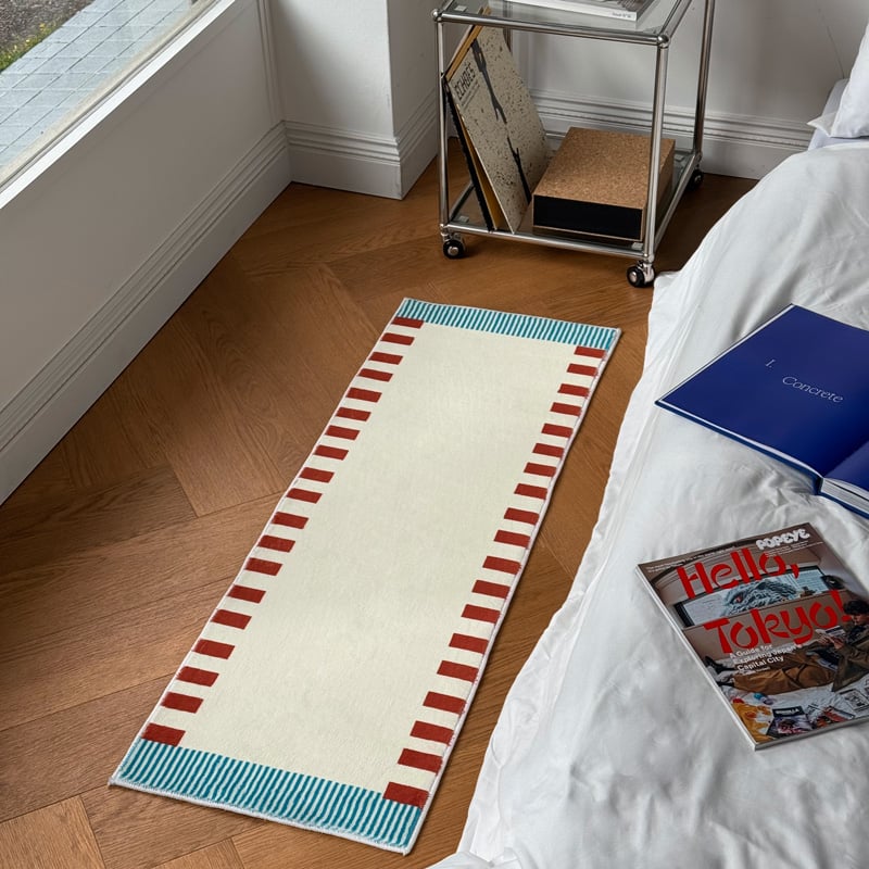 Plush Stripe Long Rug