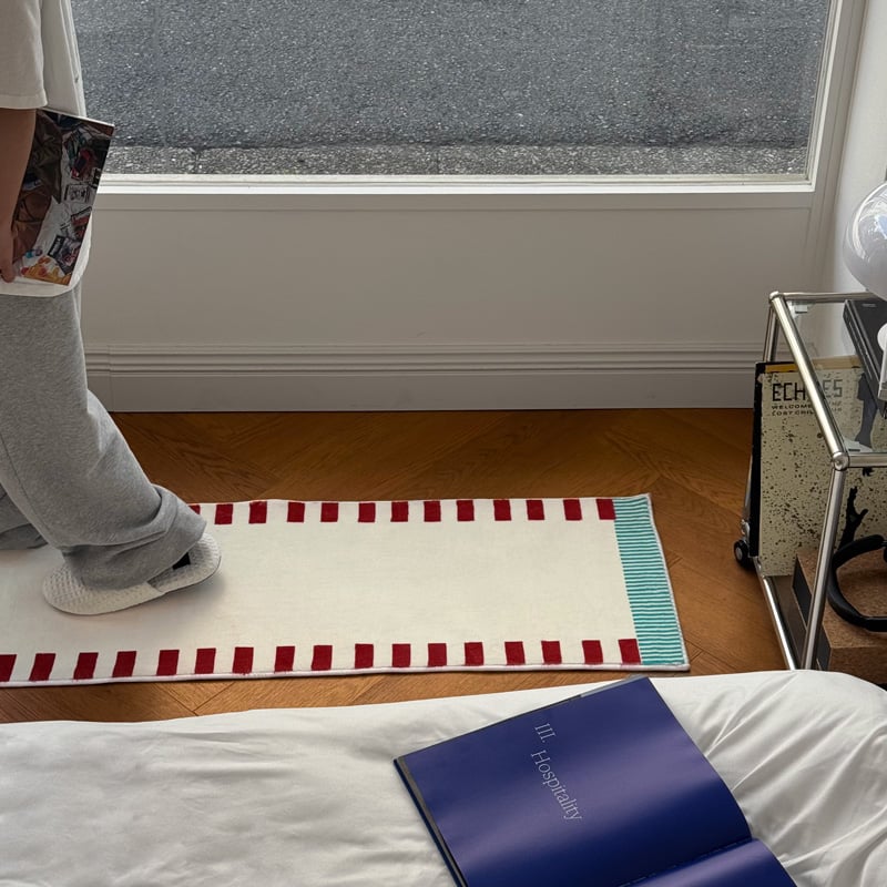 Plush Stripe Long Rug