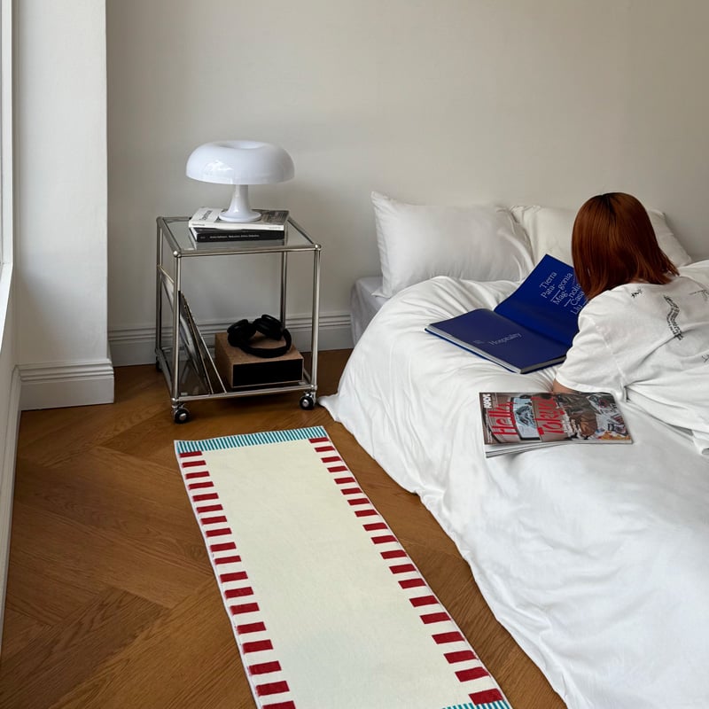 Plush Stripe Long Rug