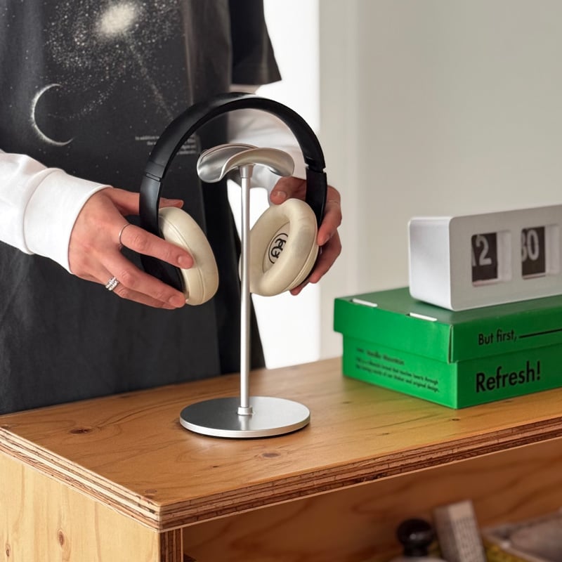 Matte Aluminum Headphone Stand
