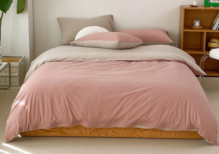 Sorrel Earthy Jersey Knit Bedding Set - room scene