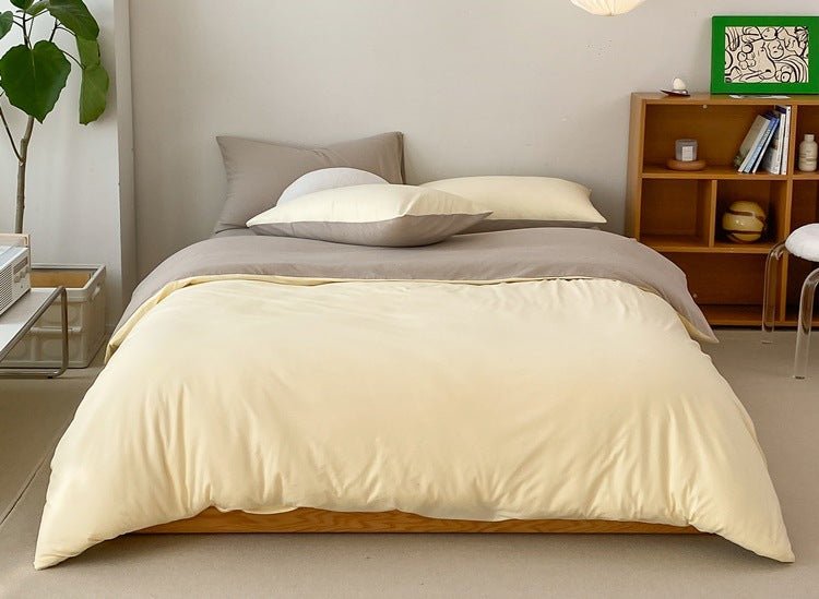 Sorrel Earthy Jersey Knit Bedding Set - Honey Butter