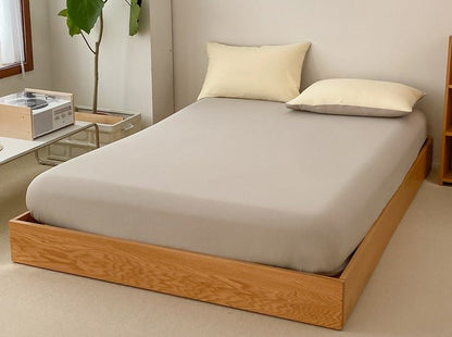 Sorrel Earthy Jersey Knit Bedding Set - room scene