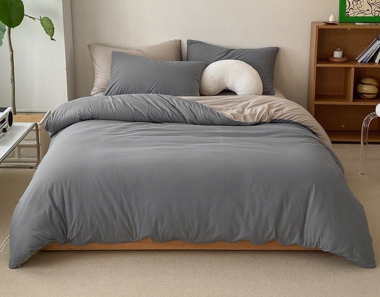 Sorrel Earthy Jersey Knit Bedding Set - room scene