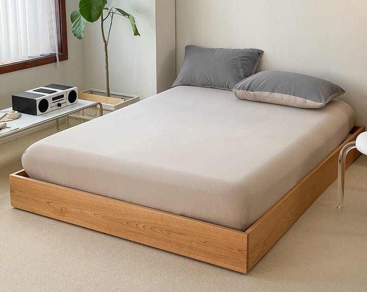 Sorrel Earthy Jersey Knit Bedding Set - room scene