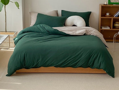 Sorrel Earthy Jersey Knit Bedding Set - room scene