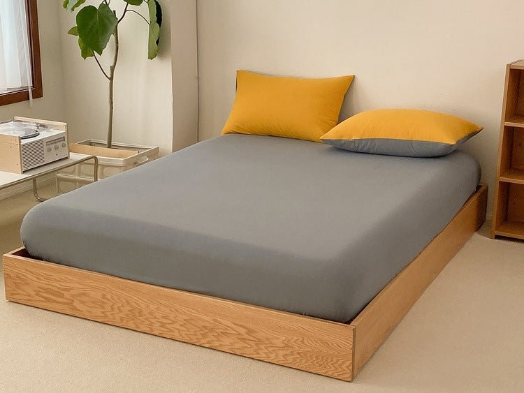 Sorrel Earthy Jersey Knit Bedding Set - room scene