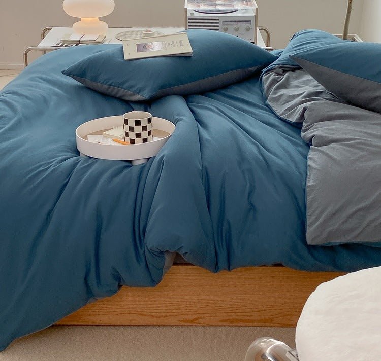 Sorrel Earthy Jersey Knit Bedding Set - room scene