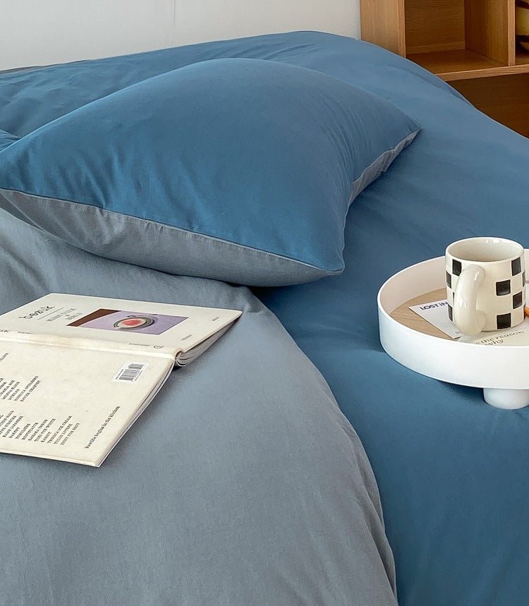 Sorrel Earthy Jersey Knit Bedding Set - room scene
