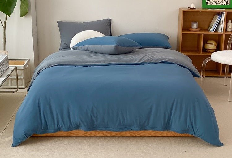 Sorrel Earthy Jersey Knit Bedding Set - room scene