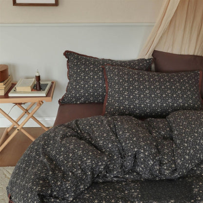 Winslow Ditsy Floral Jersey Cotton Bedding Set - Sable Floral