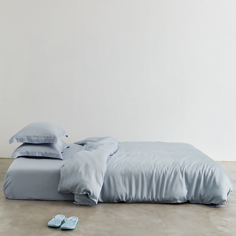 Bexley Washed Cooling Tencel Bedding Set - Cloud Blue