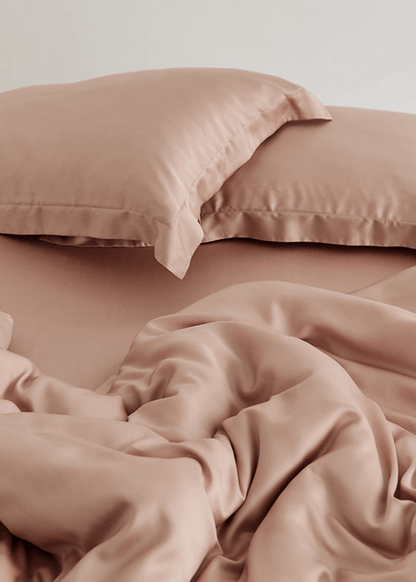 Bexley Washed Cooling Tencel Bedding Set - room scene