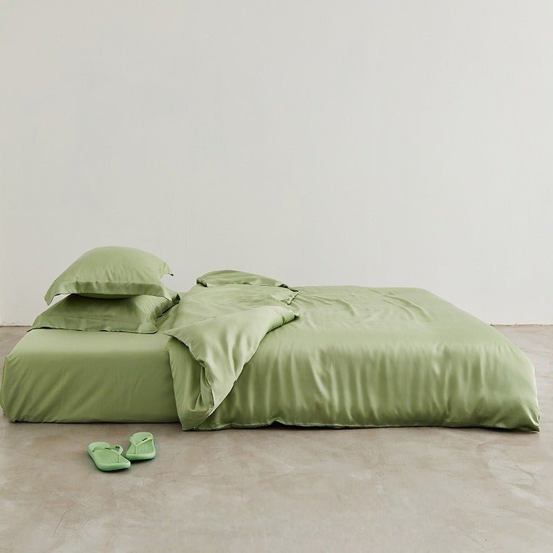 Bexley Washed Cooling Tencel Bedding Set - Sage Green