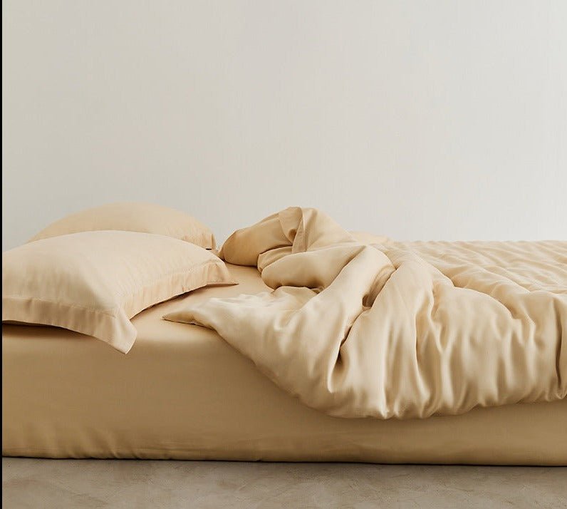 Bexley Washed Cooling Tencel Bedding Set - room scene