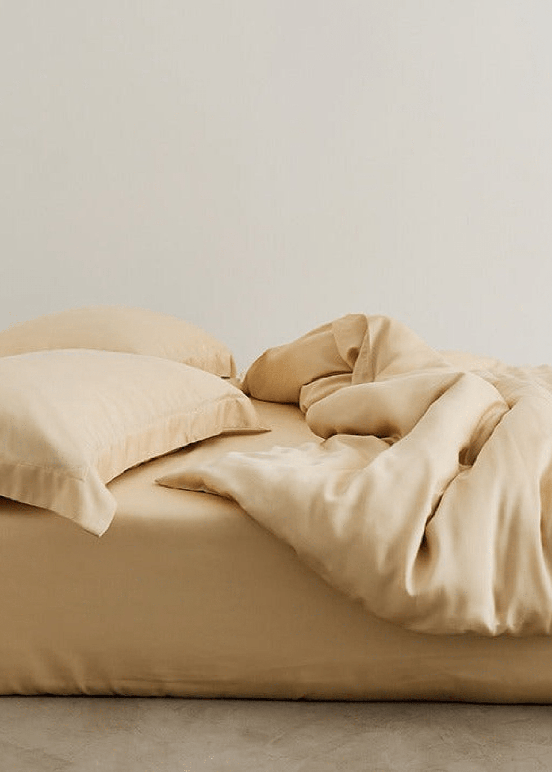 Bexley Washed Cooling Tencel Bedding Set - Butter Yellow