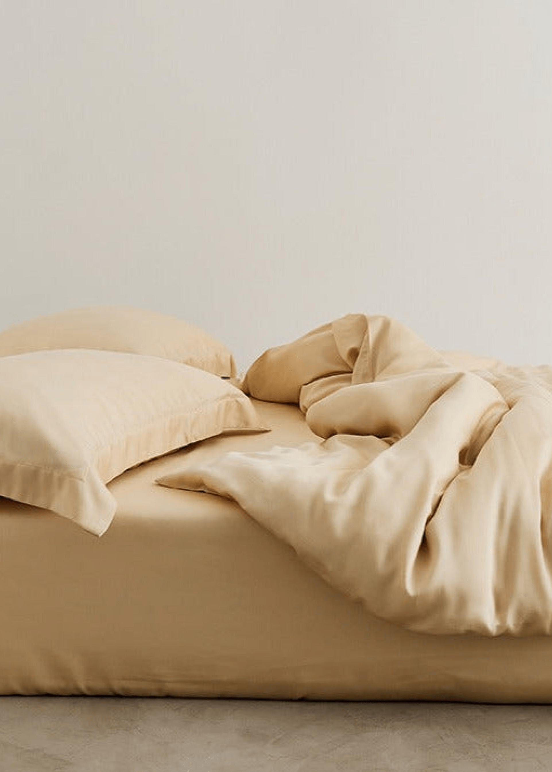 Bexley Washed Cooling Tencel Bedding Set - Butter Yellow