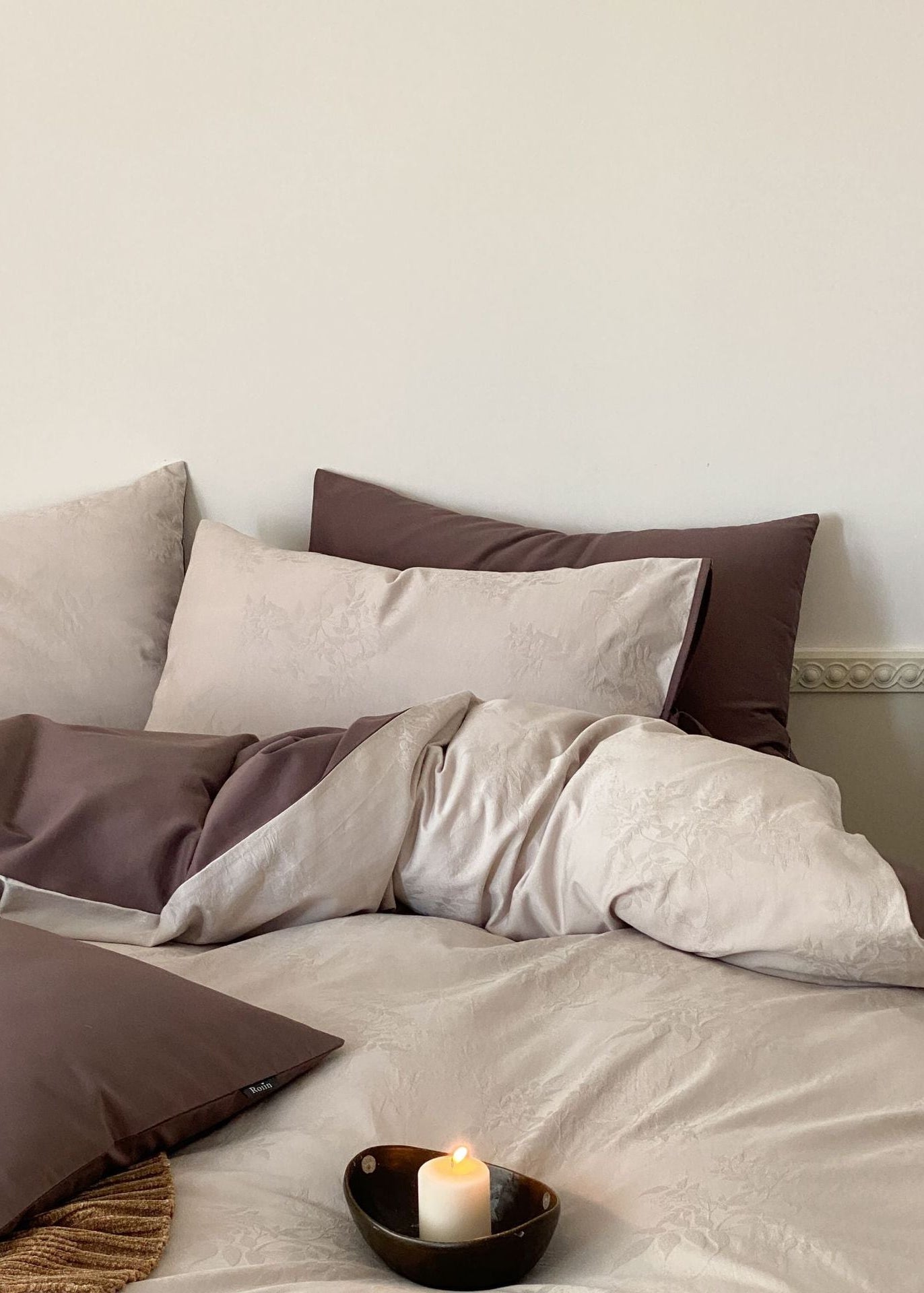 Odile Brushed Cotton Bedding Set - room scene