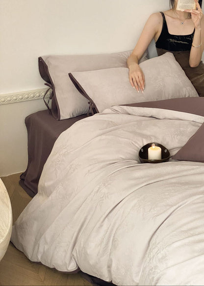 Odile Brushed Cotton Bedding Set - room scene