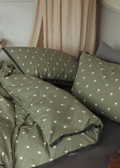Winslow Ditsy Floral Jersey Cotton Bedding Set - room scene
