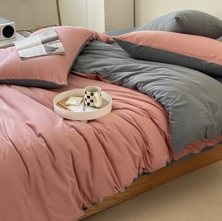 Sorrel Earthy Jersey Knit Bedding Set - room scene