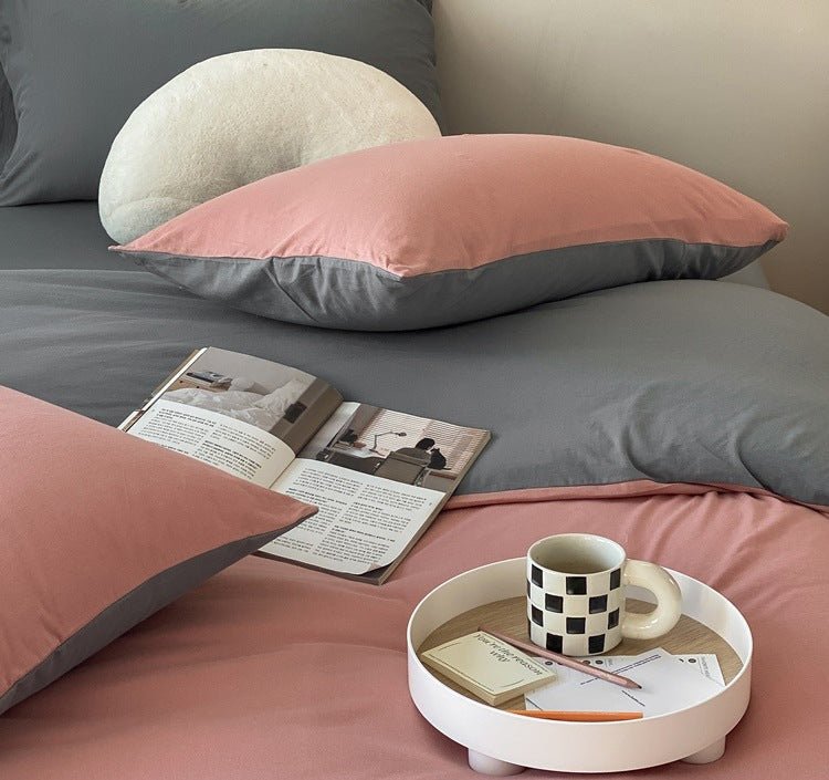 Sorrel Earthy Jersey Knit Bedding Set - room scene