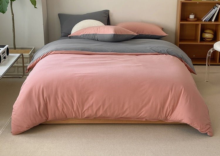 Sorrel Earthy Jersey Knit Bedding Set - room scene