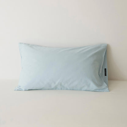 Muted solid washed cotton pillowcase in cozy minimalist style – RoomDen